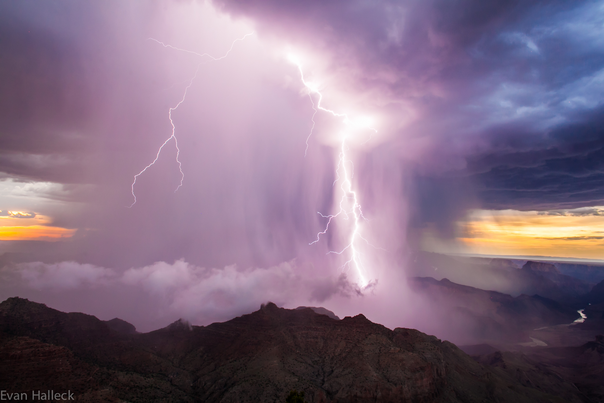 Lightning Grand Canyon